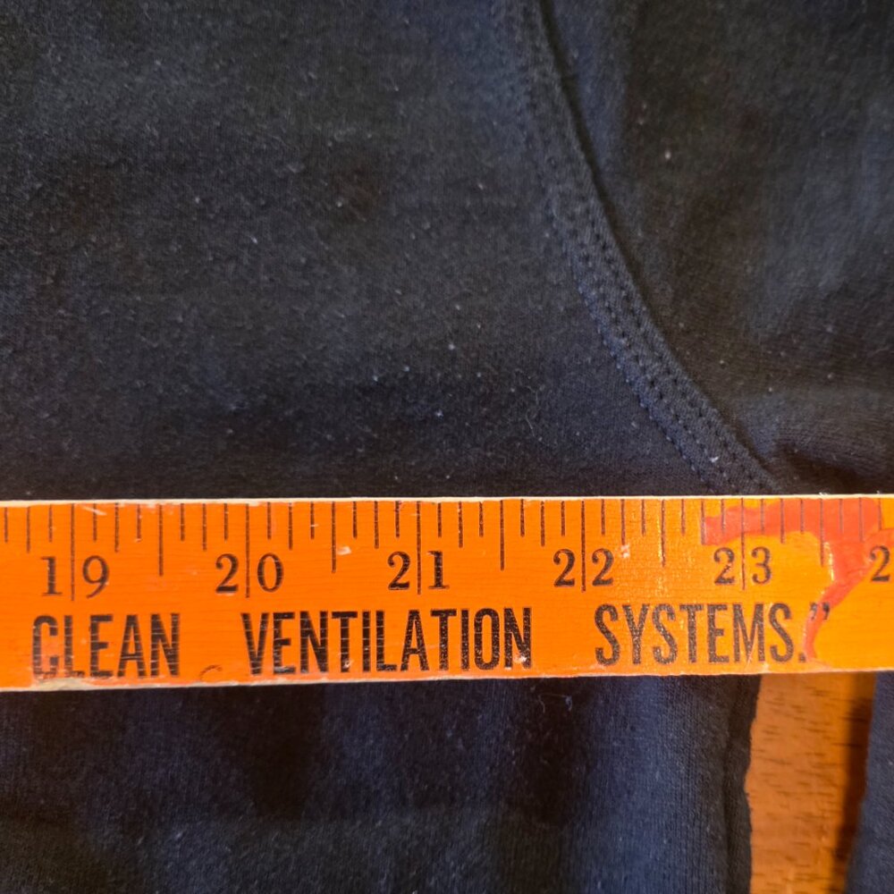 Champion Fleece Pullover Hoodie with Pockets Black Men's Large - Picture 7 of 10